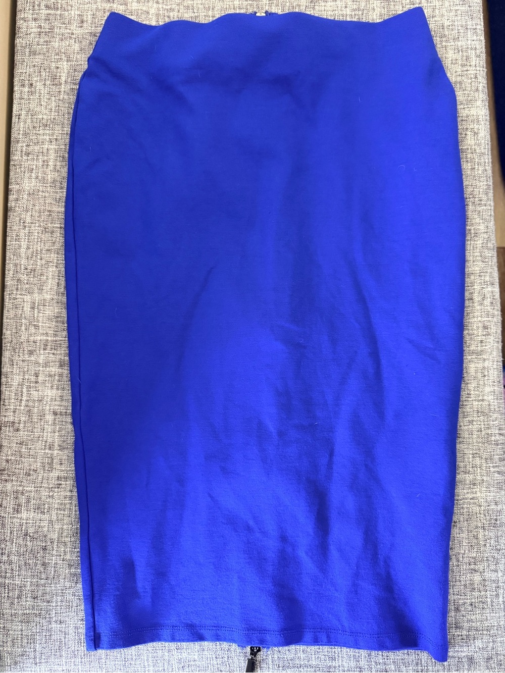 Eva Longoria for the limited Women’s Royal Blue Pencil Skirt with back zipper.